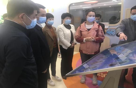 江西省政府办公厅蒋志红副主任一行来实训基地调研